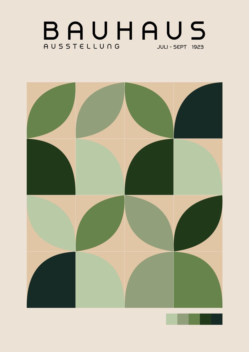 Konten Poster Bauhaus A1