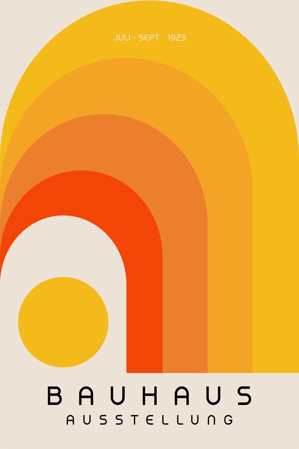 Konten Poster Bauhaus Austeillung