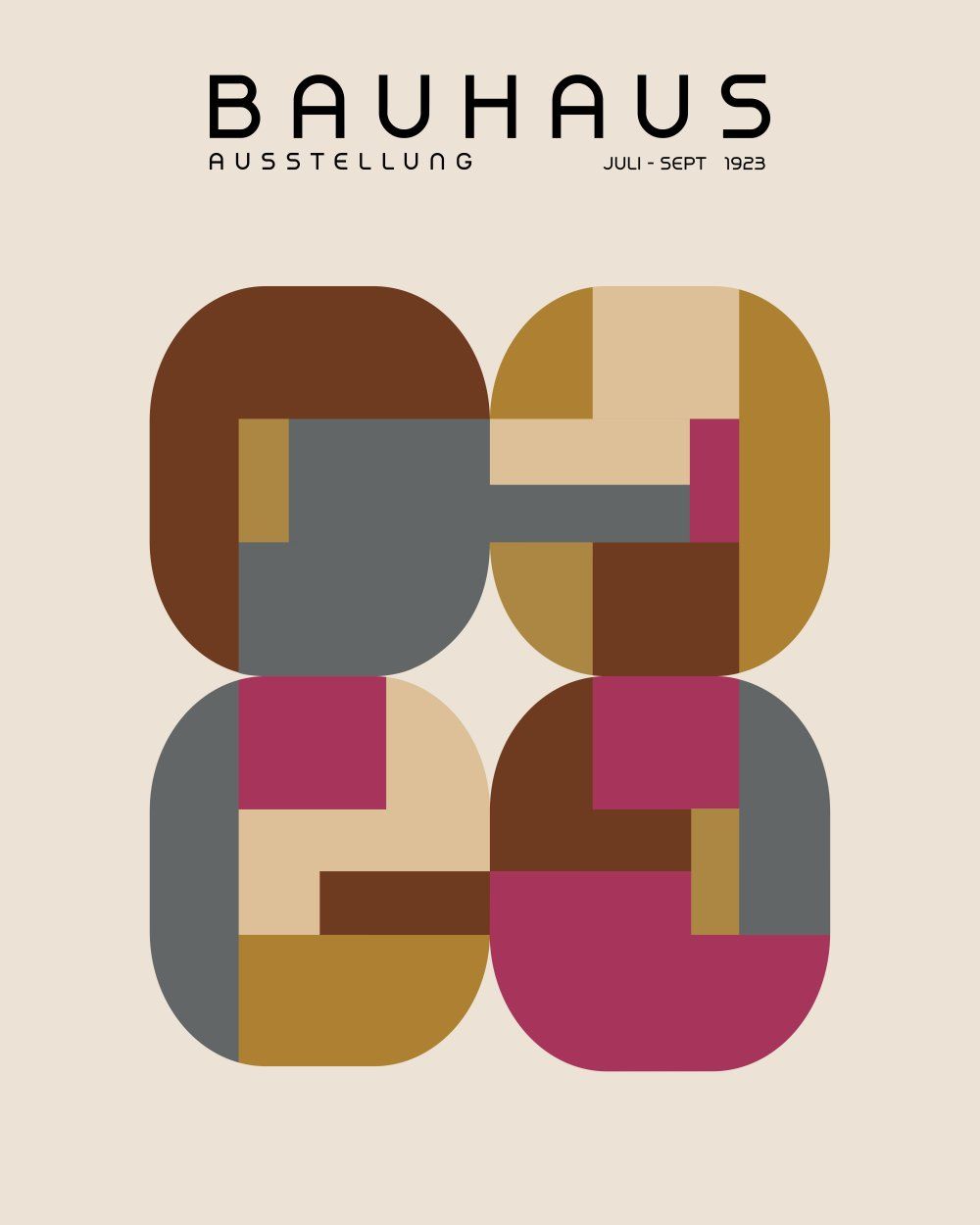 Konten Poster Bauhaus Collection