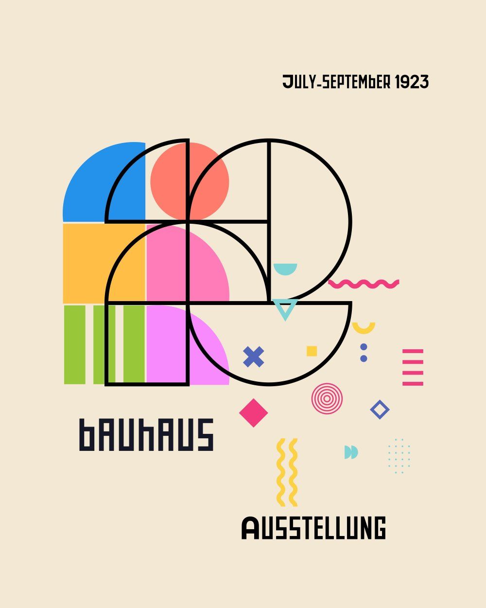 Konten Poster Bauhaus Collection