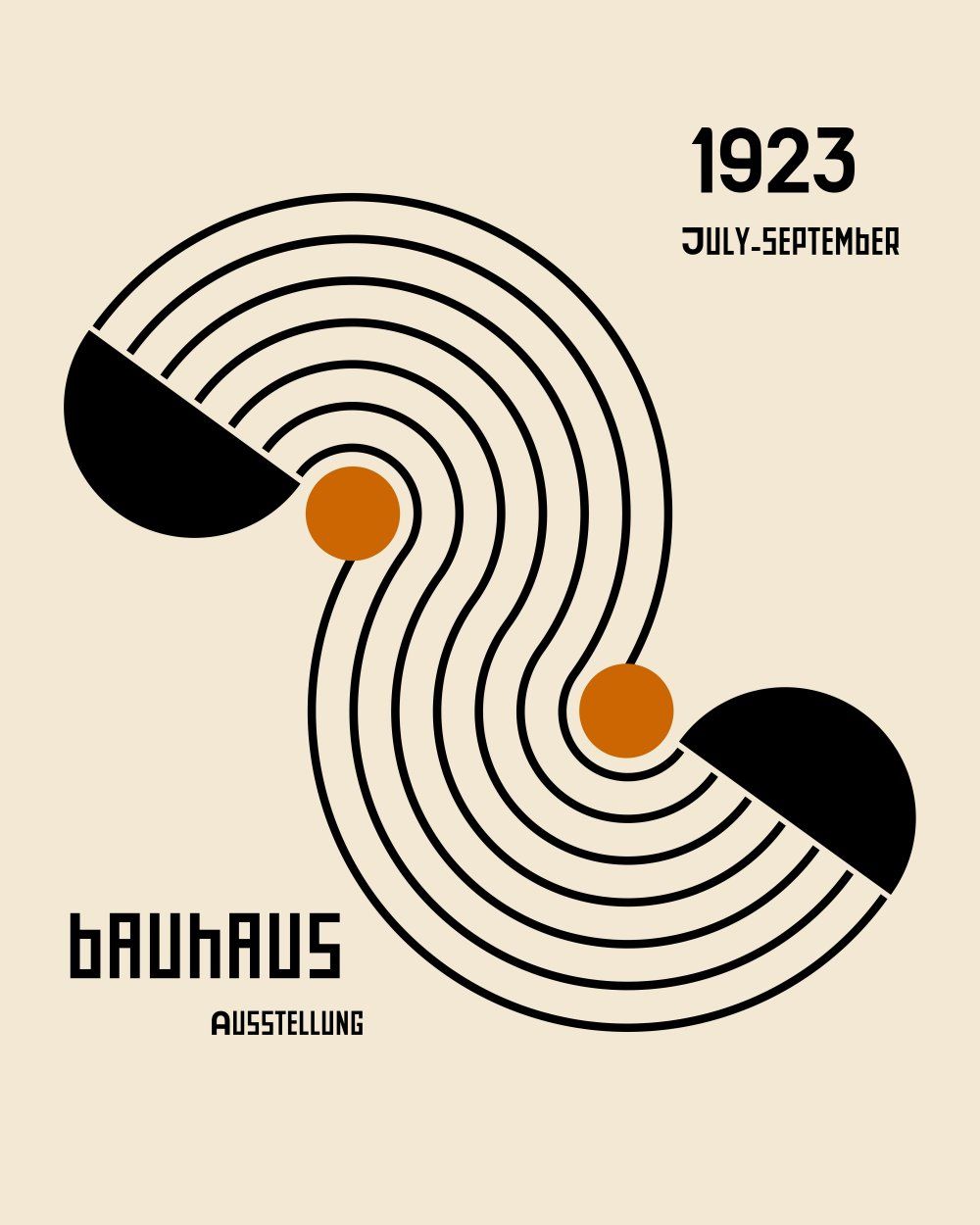 Konten Poster Bauhaus Collection