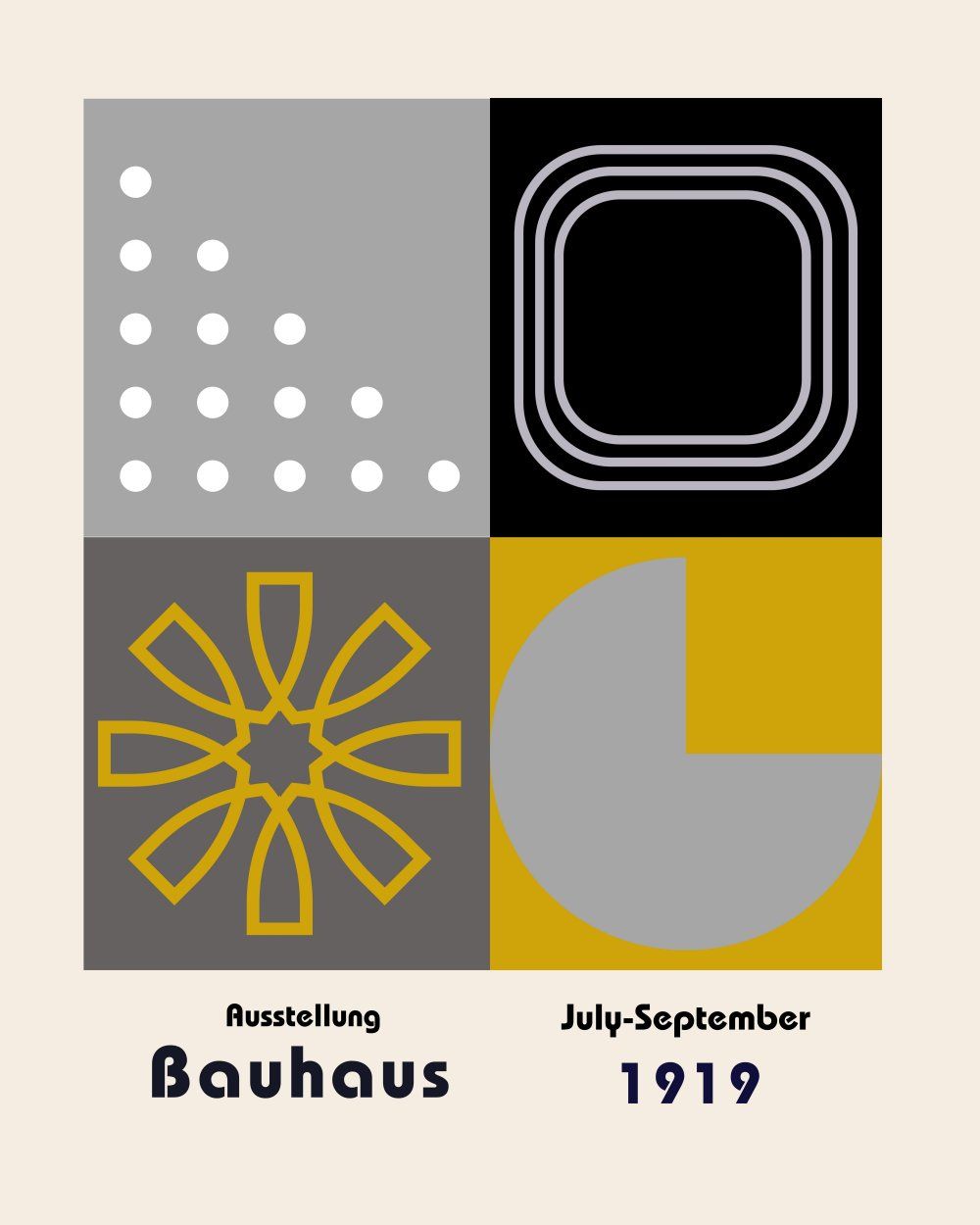 Konten Poster Bauhaus Collection