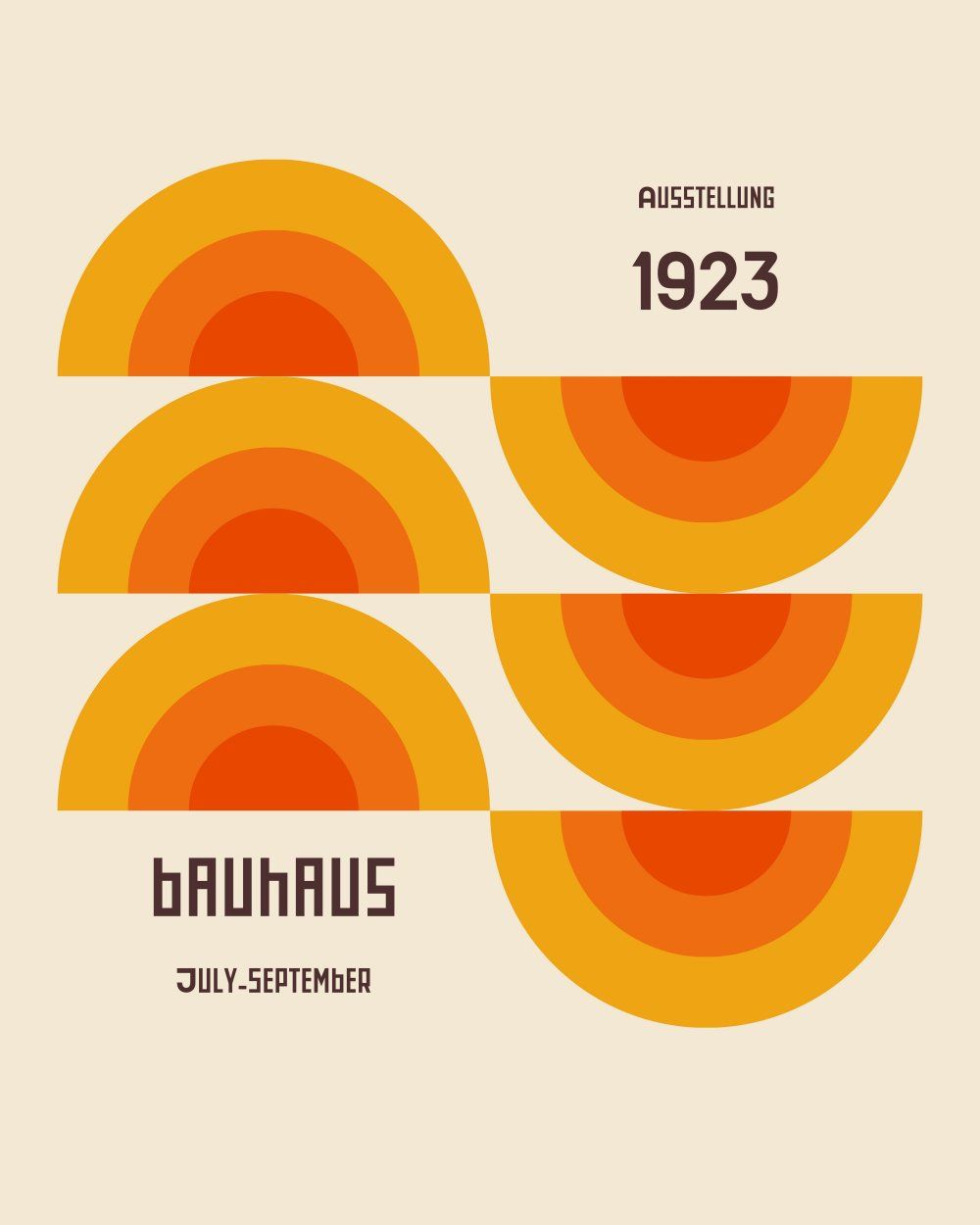 Konten Poster Bauhaus Collection