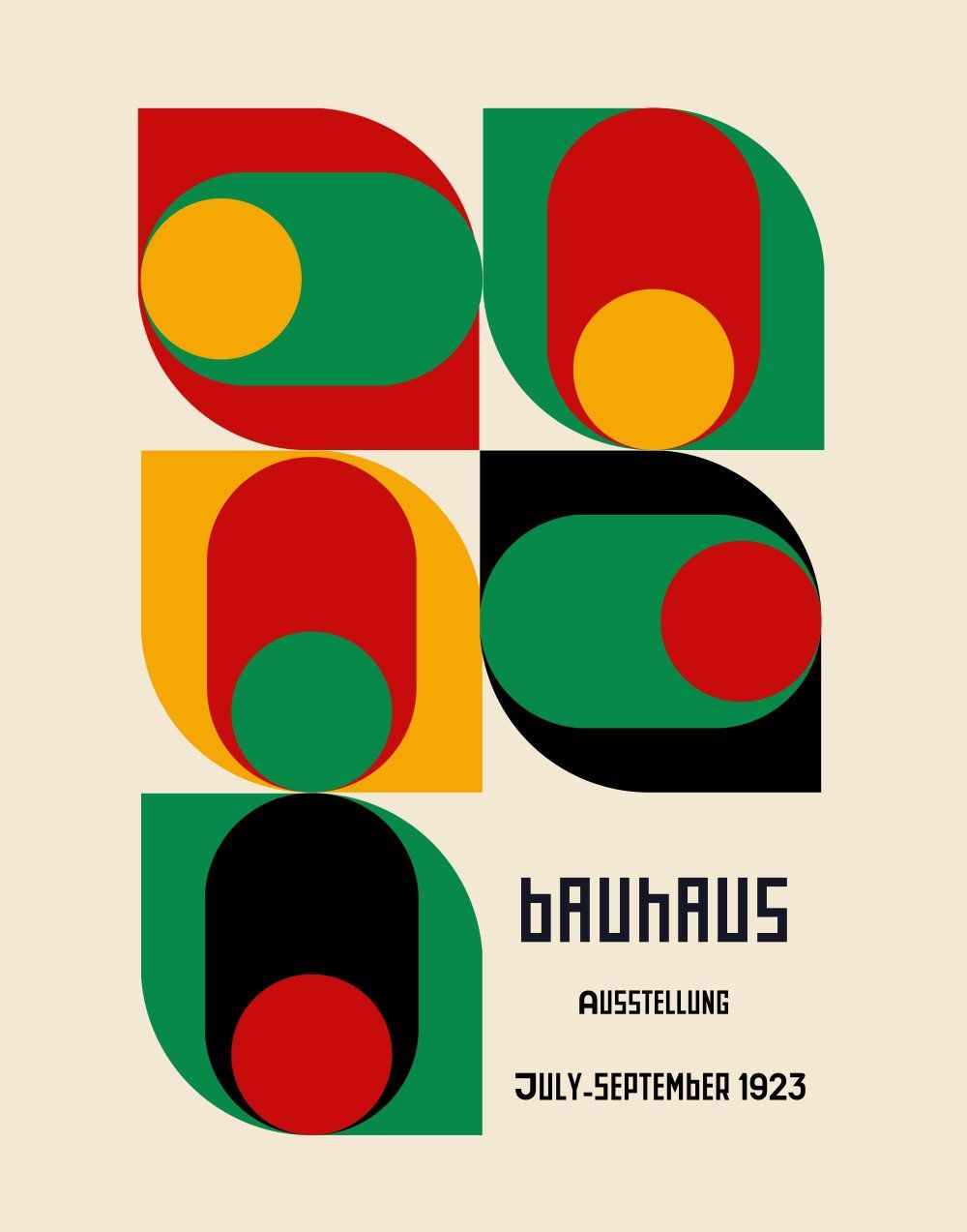 Konten Poster Bauhaus Collection 11X14 Inch