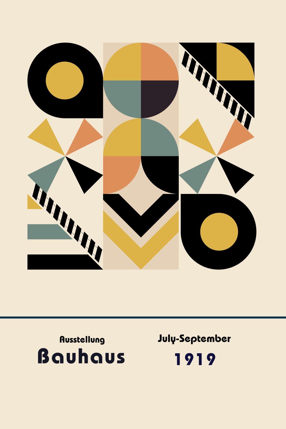 Konten Poster Bauhaus Collection Rasio 2 3