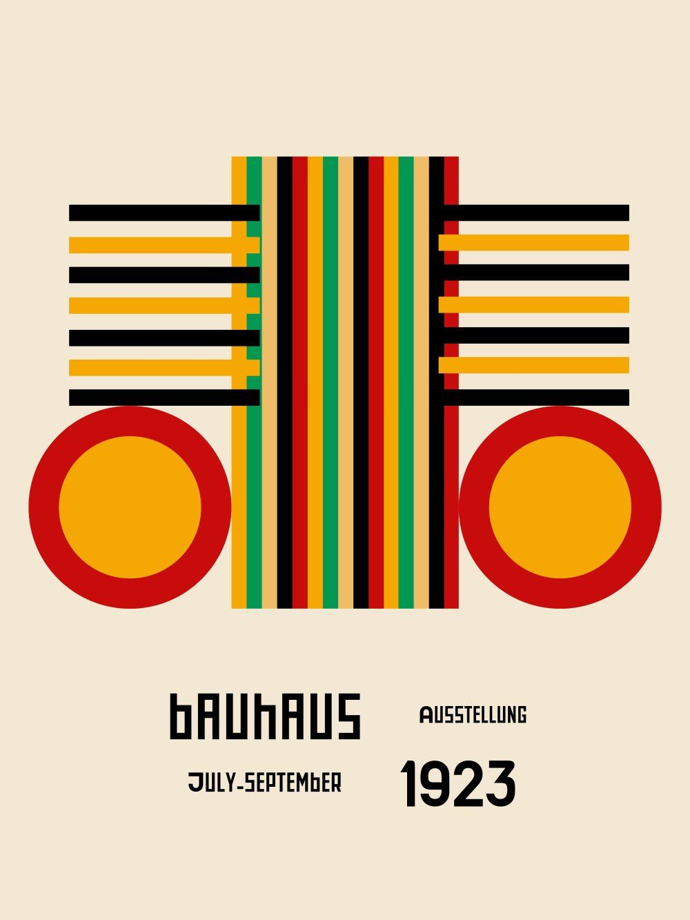 Konten Poster Bauhaus Collection Rasio 3 4