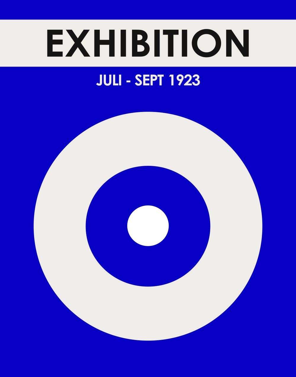 Konten Poster Eksposis Bauhaus