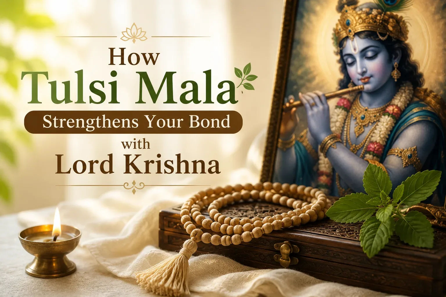 How Tulsi Mala Strengthens Your Bond with Lord Krishna