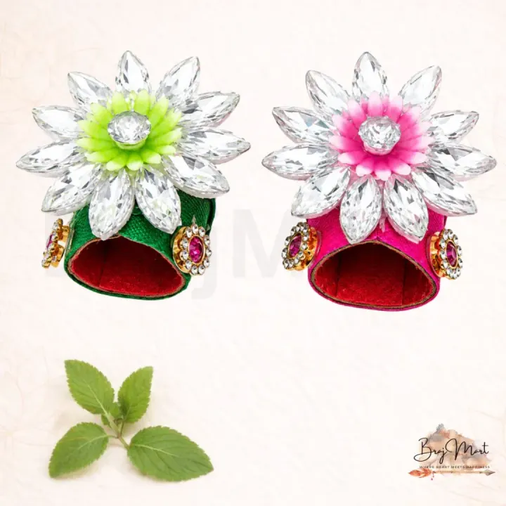 Green Pink Mukut Combo | Size 0