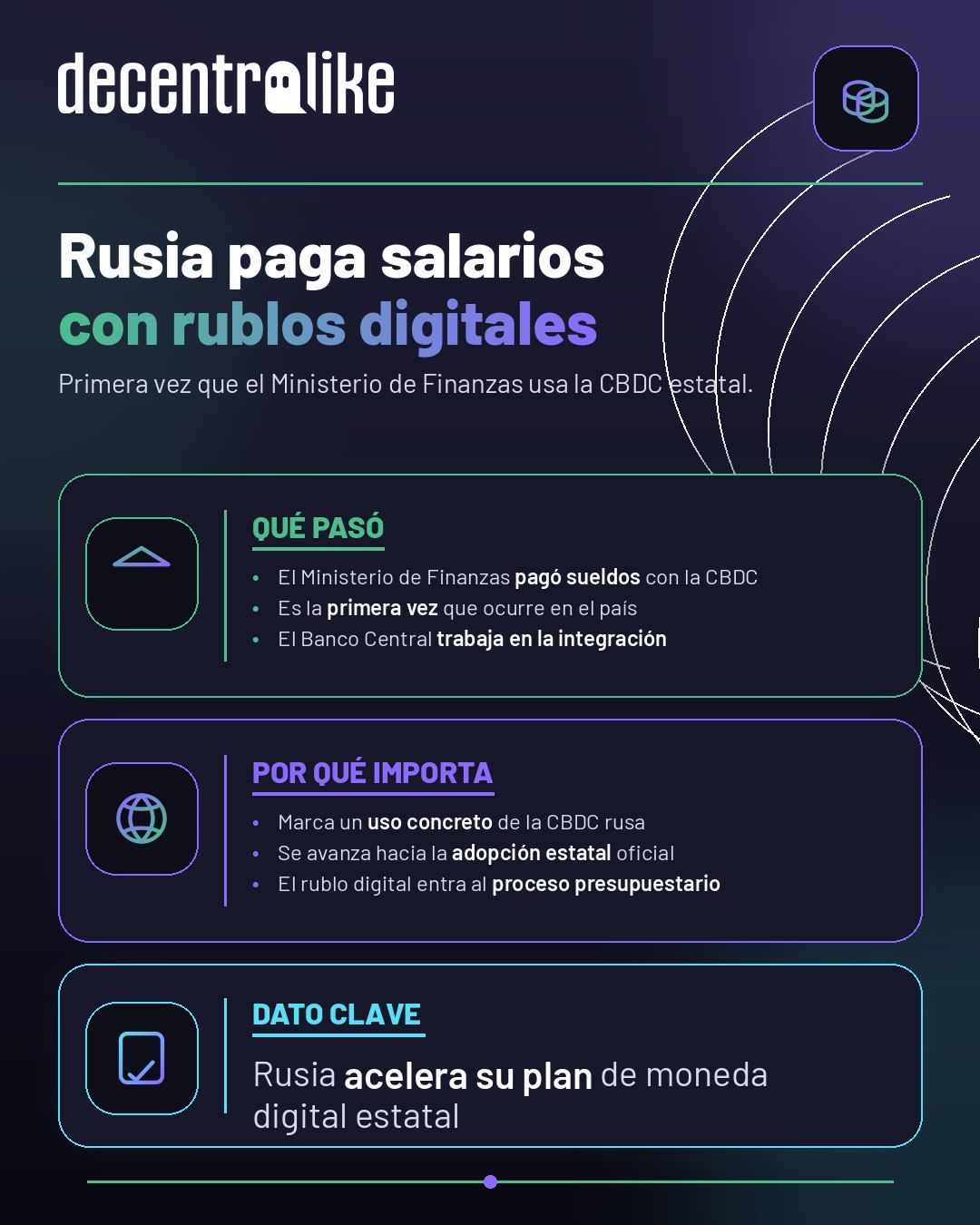 Rusia paga salarios en rublos digitales por primera vez