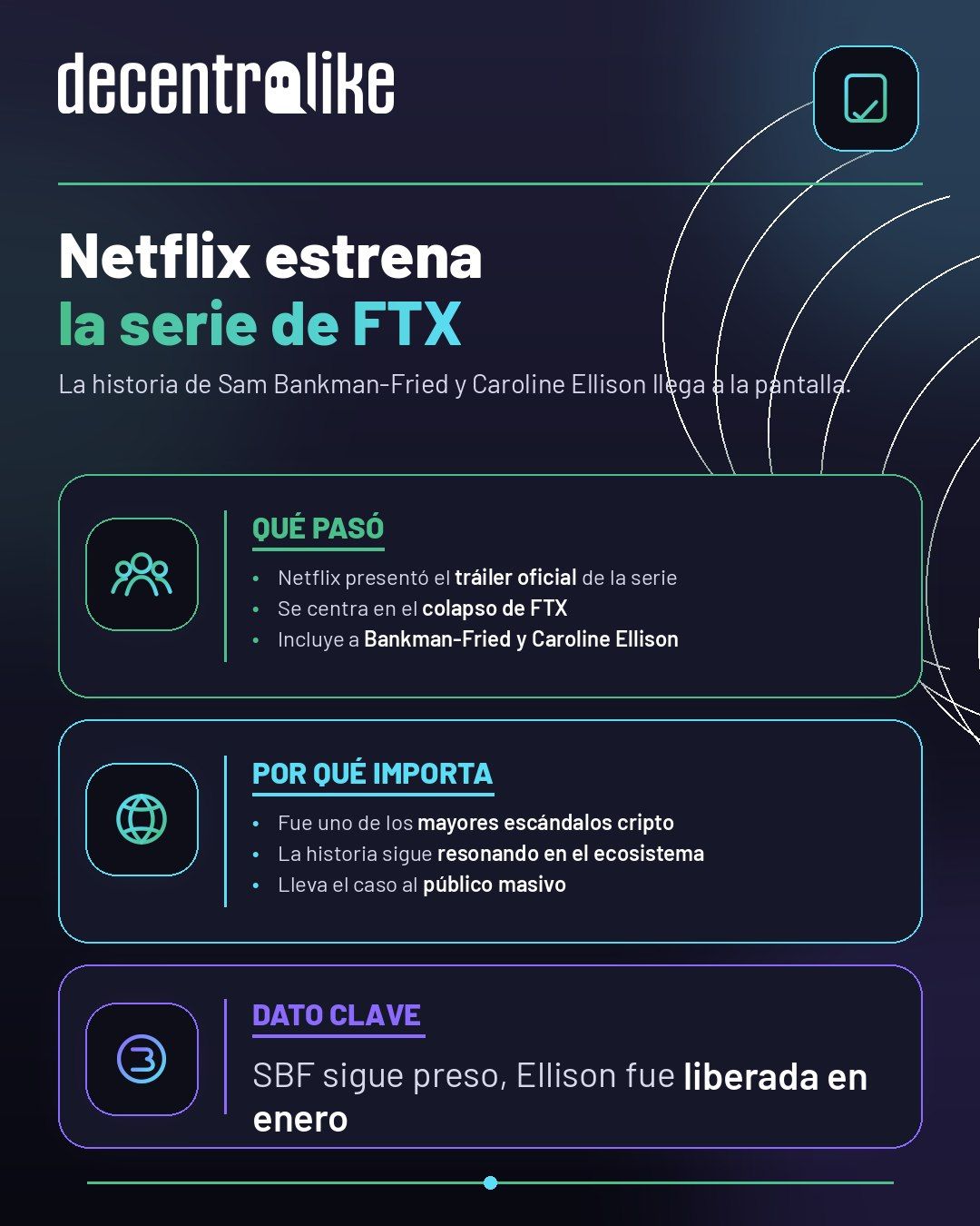 Netflix estrena tráiler de serie sobre FTX y Sam Bankman-Fried