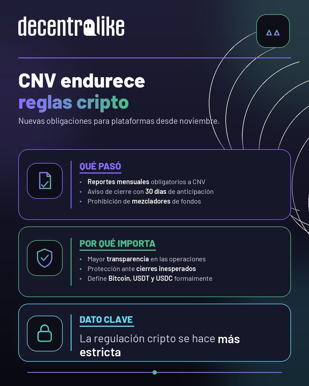 CNV actualiza reglas para plataformas cripto