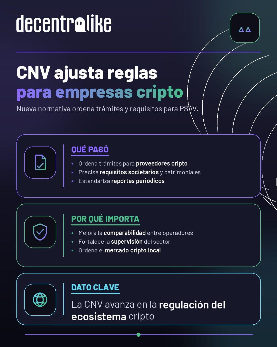 La CNV ajusta las reglas para empresas cripto