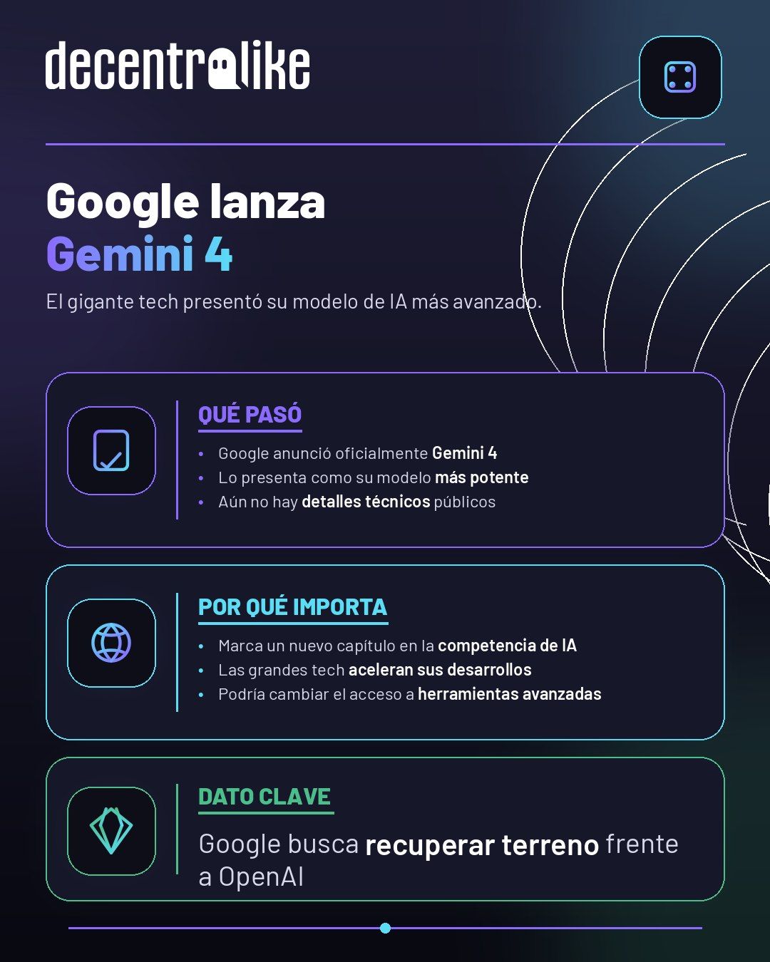 Google presentó Gemini 4, su modelo de IA más potente