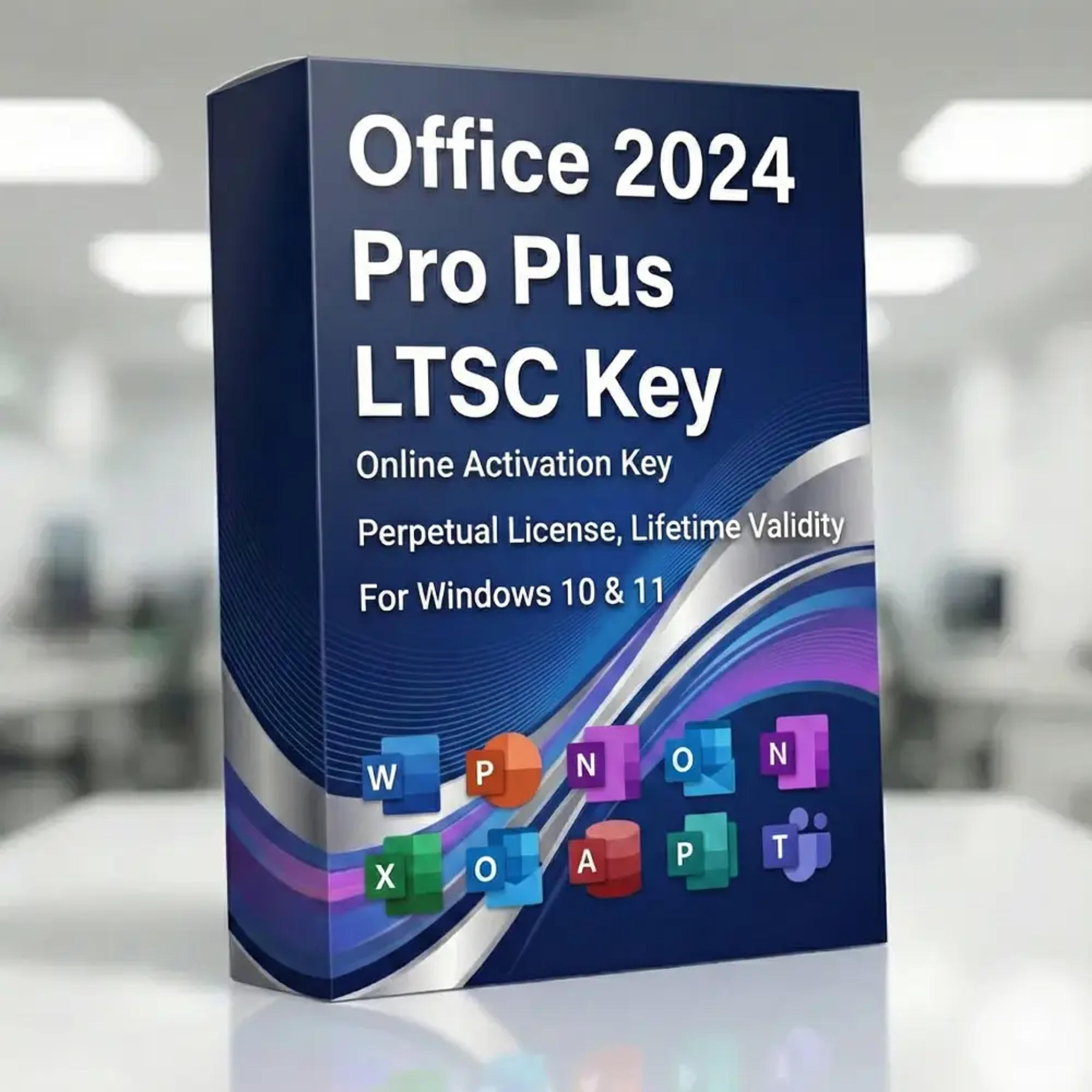 MS Office 2024 Pro Plus LTSC online Activation Lifetime Validity Key