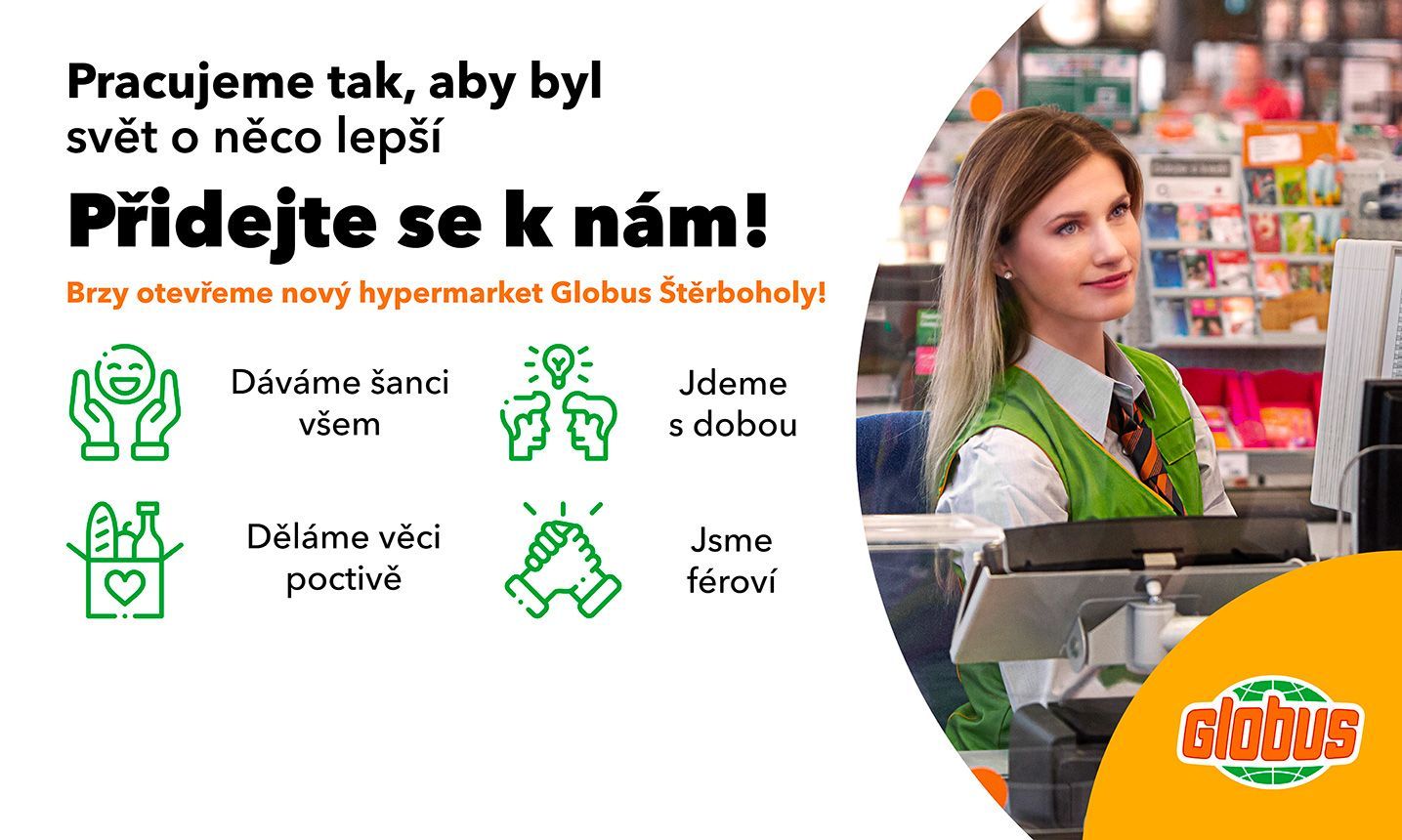 Hledáme kolegy do Štěrbohol! Pracujte v nejnovějším hypermarketu