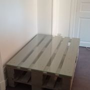 Meubles table basse en palettes de bois