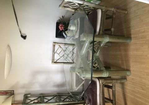 Meubles salle à manger en bambous + un meuble