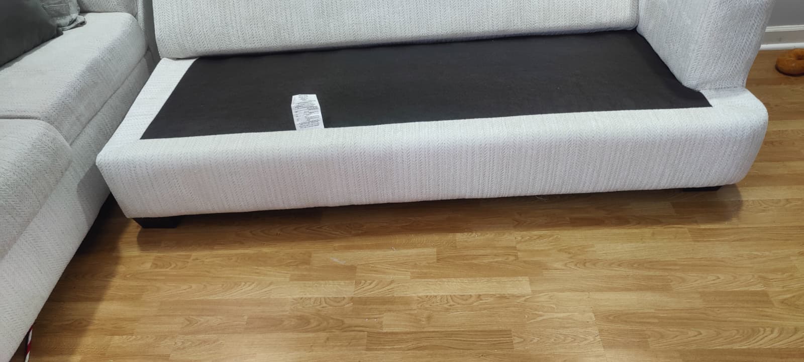 Beautifully reupholstered couch