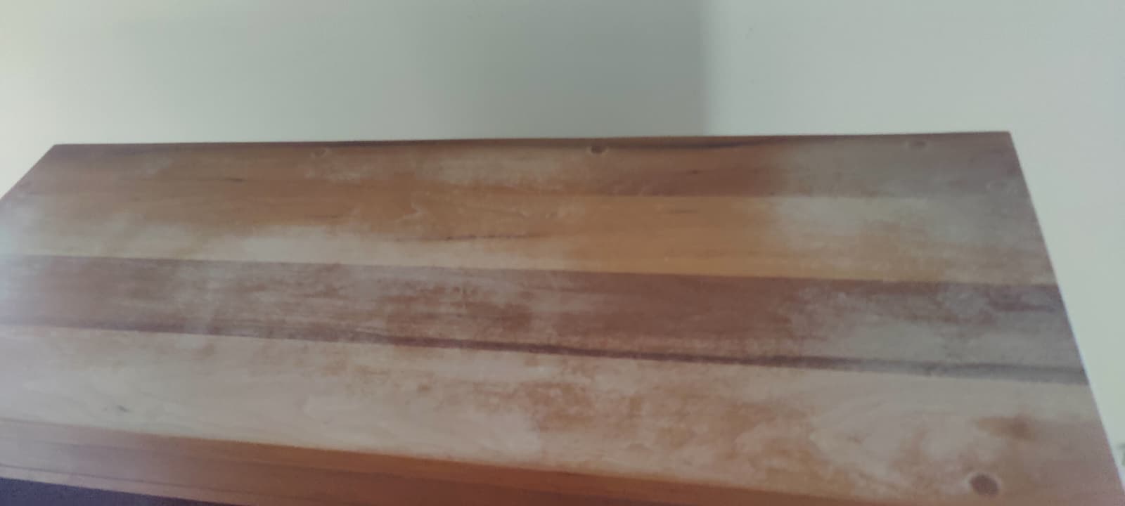 Dull desk before refinishing