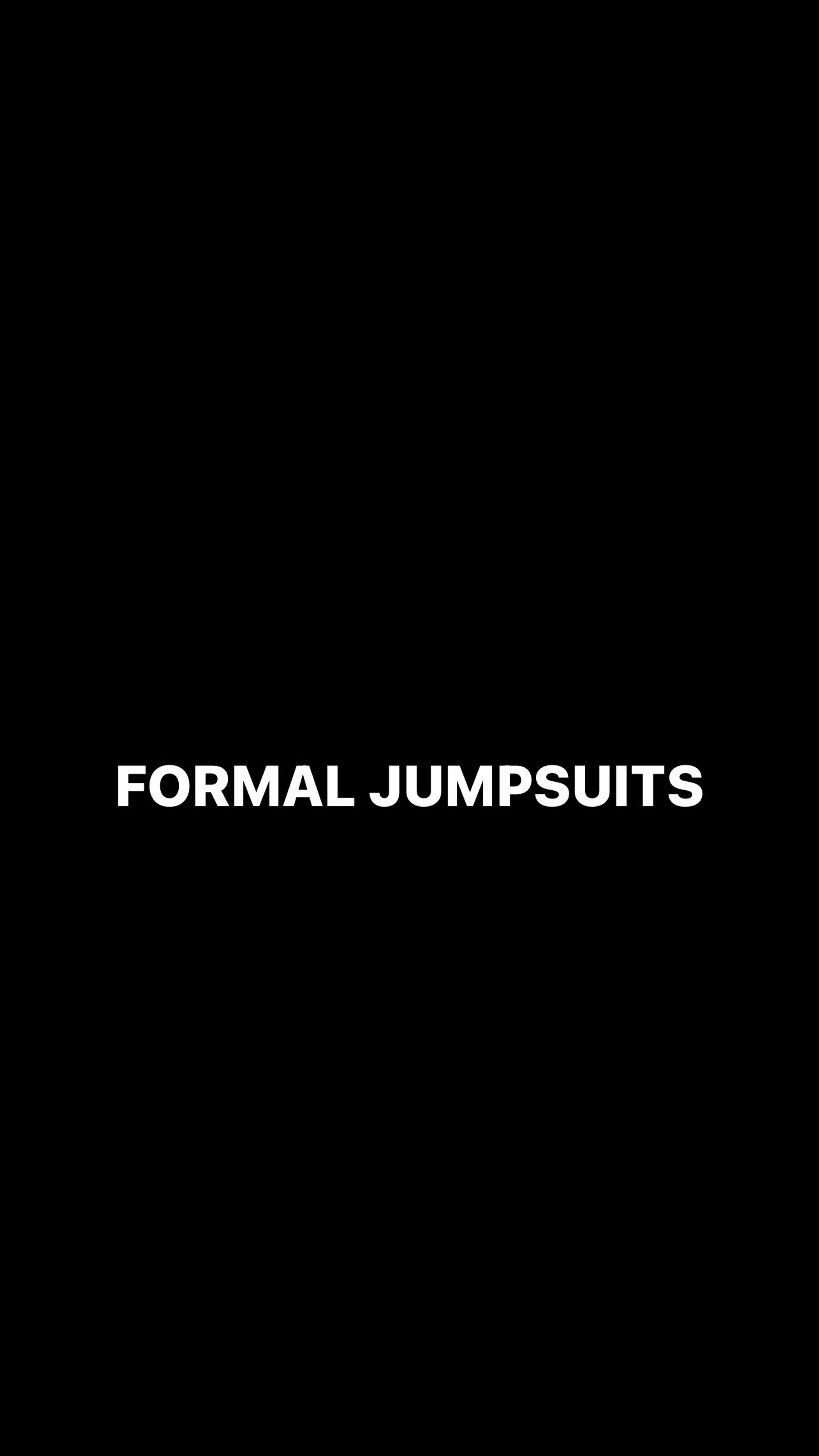 FORMAL JUMPSUITS