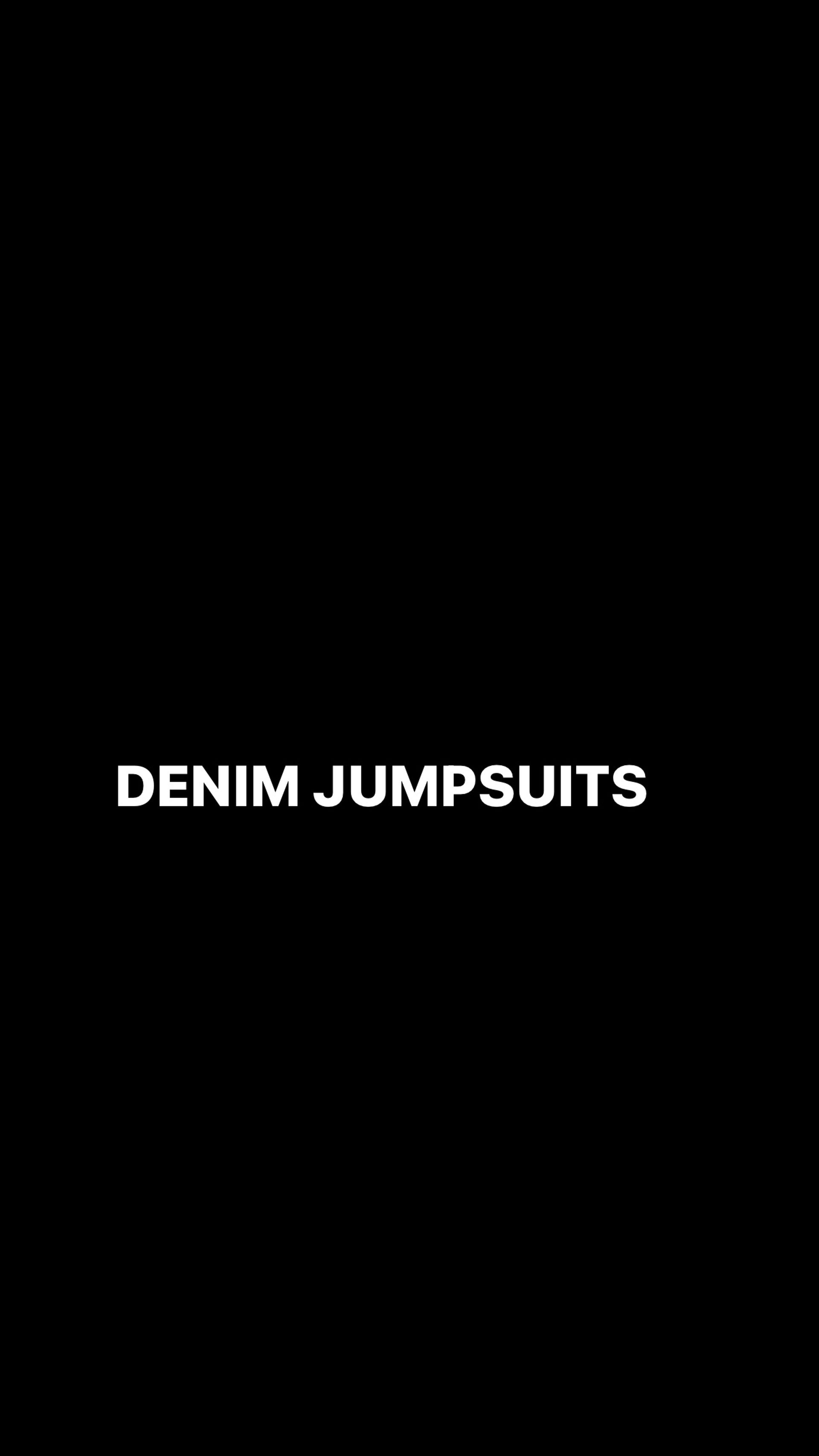 DENIM JUMPSUITS