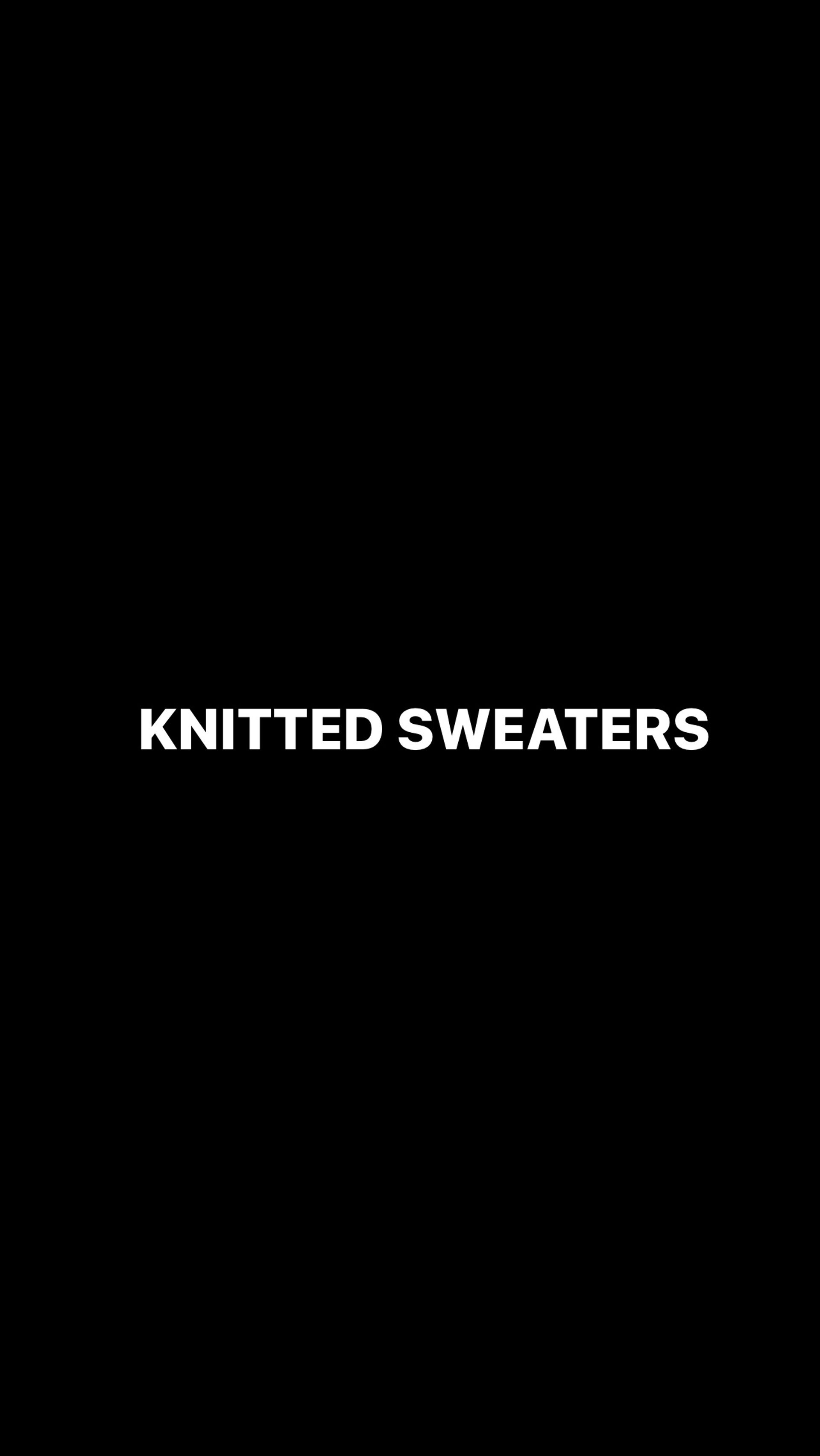 KNITTED SWEATERS