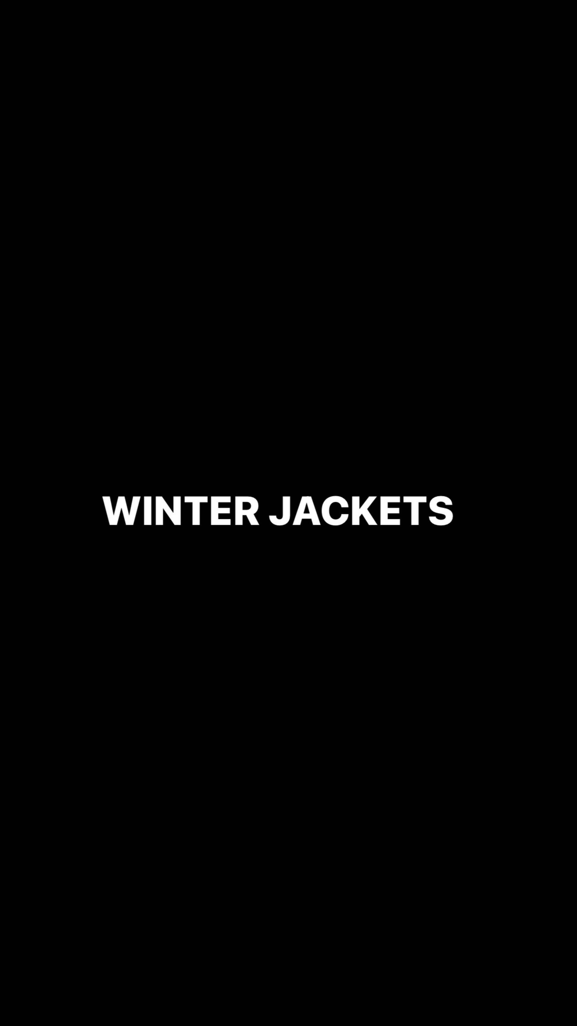 WINTER JACKETS