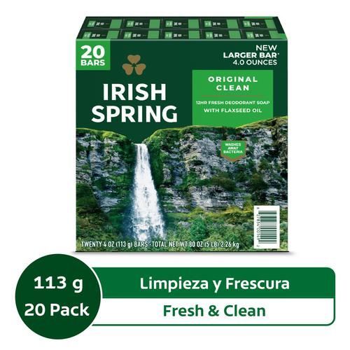 Irish Spring Deodorant soap x20 Image