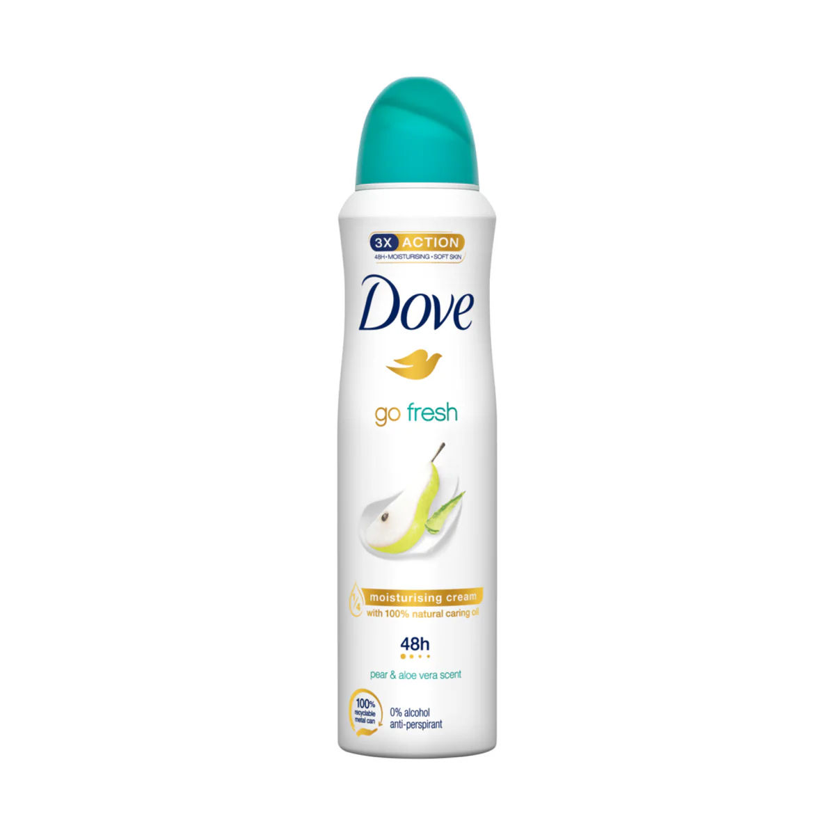 Dove Go Fresh Pear & Aloe Deodorant Spra Image