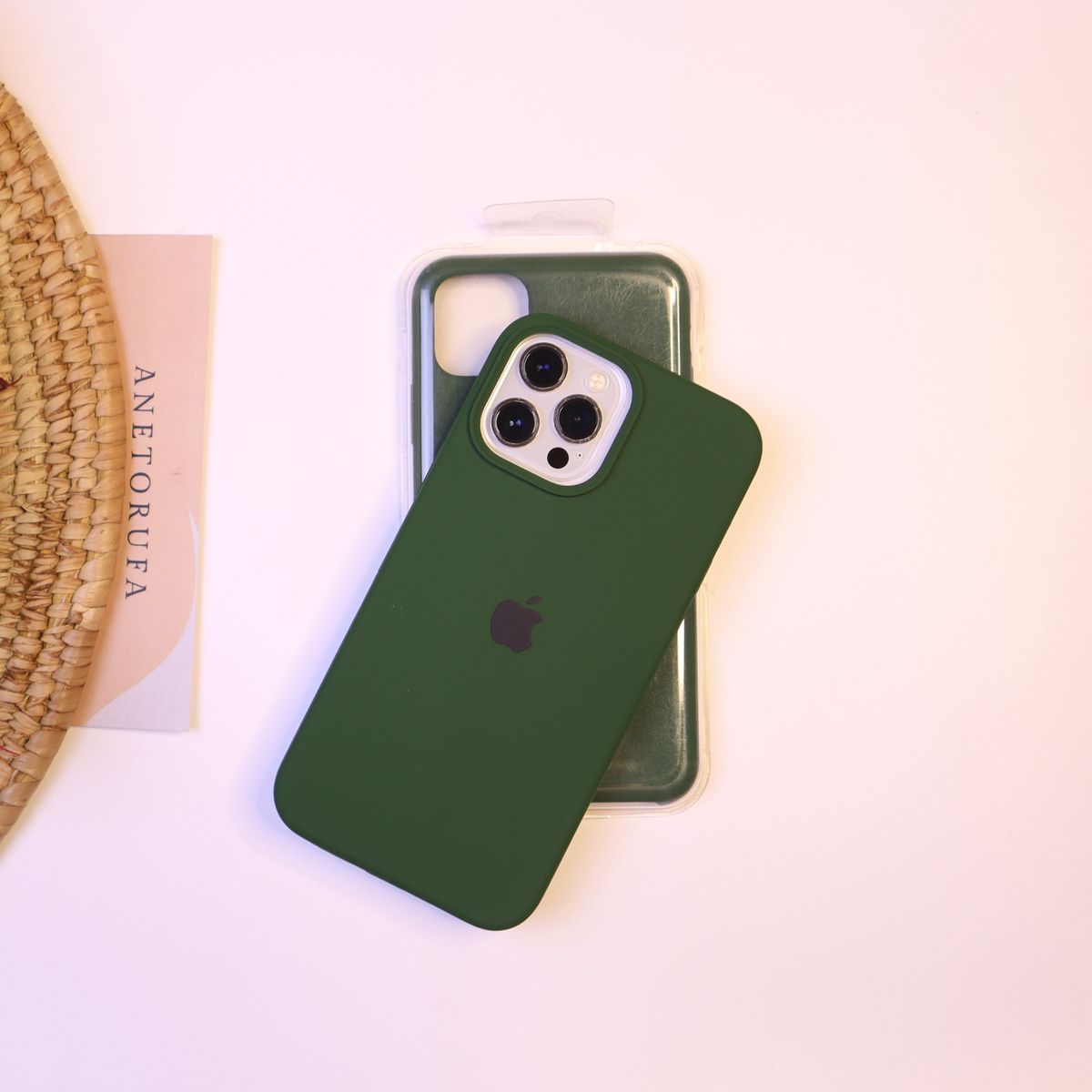 DARK GREEN ORIGINAL SILICONE PHONE CASE image