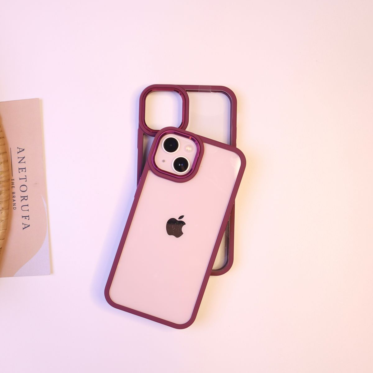 PURPLE CLEAR PHONE CASE image