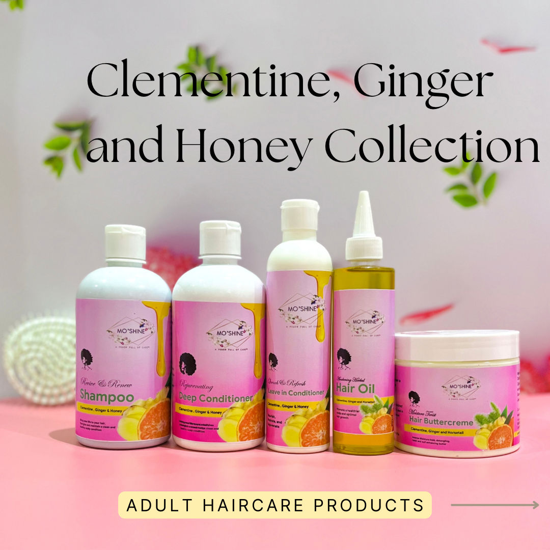 Clementine, Ginger and Honey- Teens and Adult hair care set Image