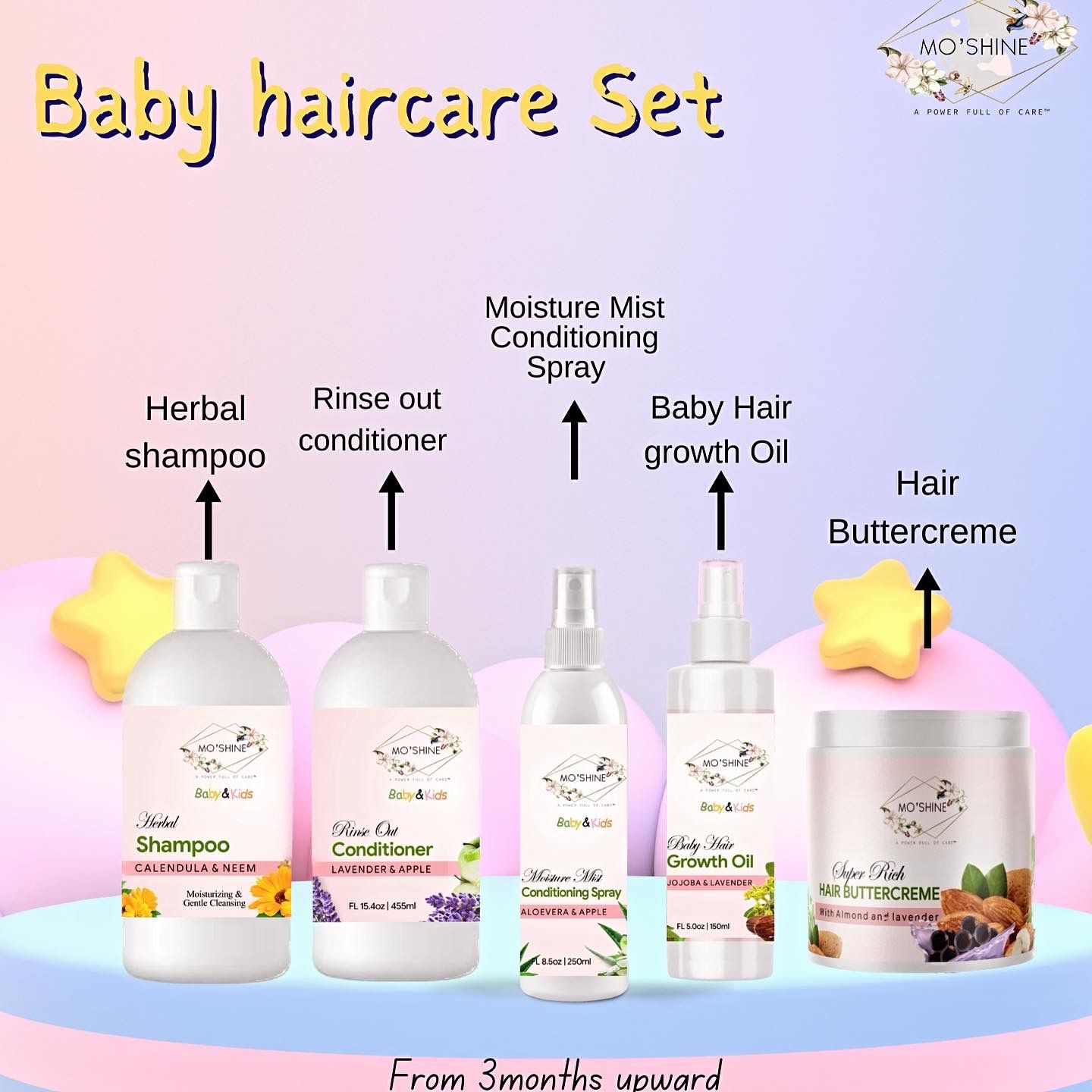 Baby Hair Growth and Care Set Image