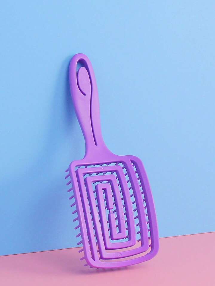 Hollow Out Detangling and Scalp Massage brush (Rectangle) Image