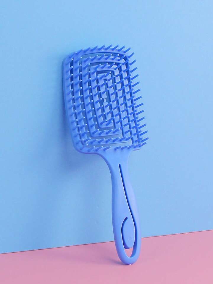 Hollow Out Detangling and Scalp Massage brush (Rectangle) Image