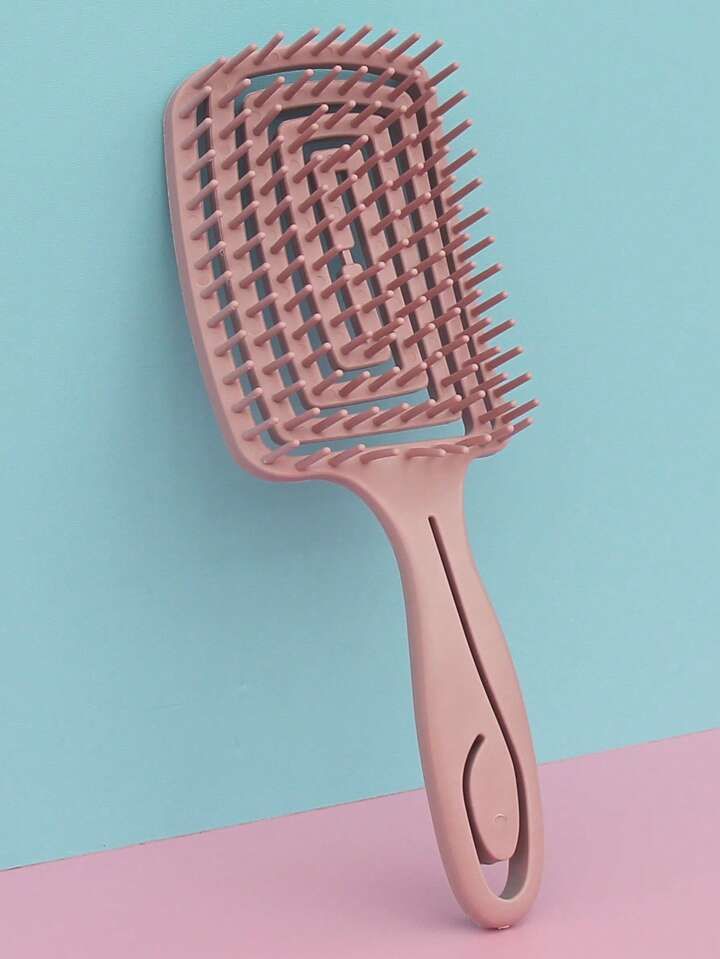 Hollow Out Detangling and Scalp Massage brush (Rectangle) Image