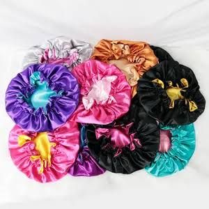 Silk/Satin bonnet Image