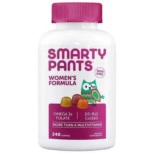 SmartyPants Women's Formula Gummy Multivitamins: Vitamin C, D3, and Zinc for Immunity, Biotin for Hair, Skin & Nails, Omega 3 Fish Oil, CoQ10 for Heart Health, Methyl B12, 180 Count (30 Day Supply) Image