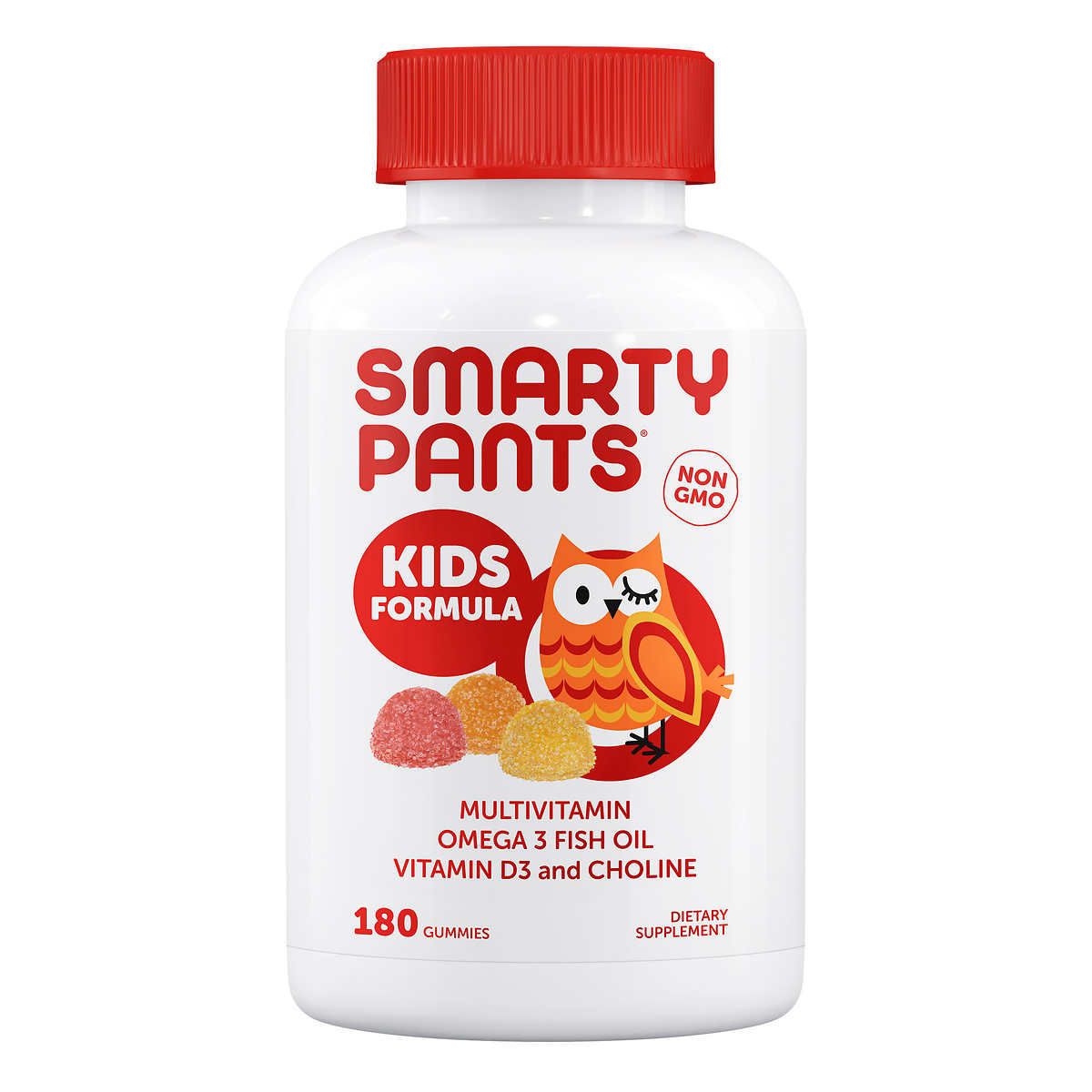 Smarty Pant Kids Complete Multivitamin, 180 Gummies Bundle, Multivitamin Plus Omega 3, Vitamin D3 and Vitamin B12, 45 Days Supply Image