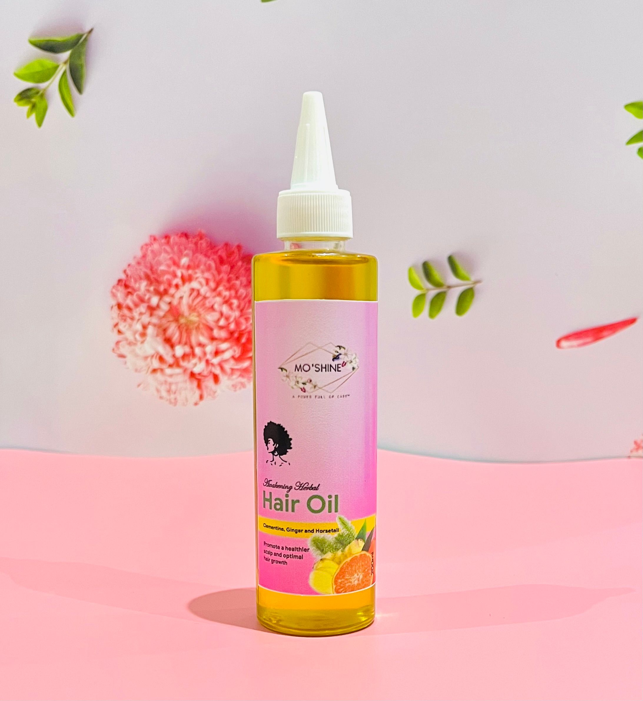 Awakening Herbal Hair Oil- Clementine, Orange and Horsetail Image