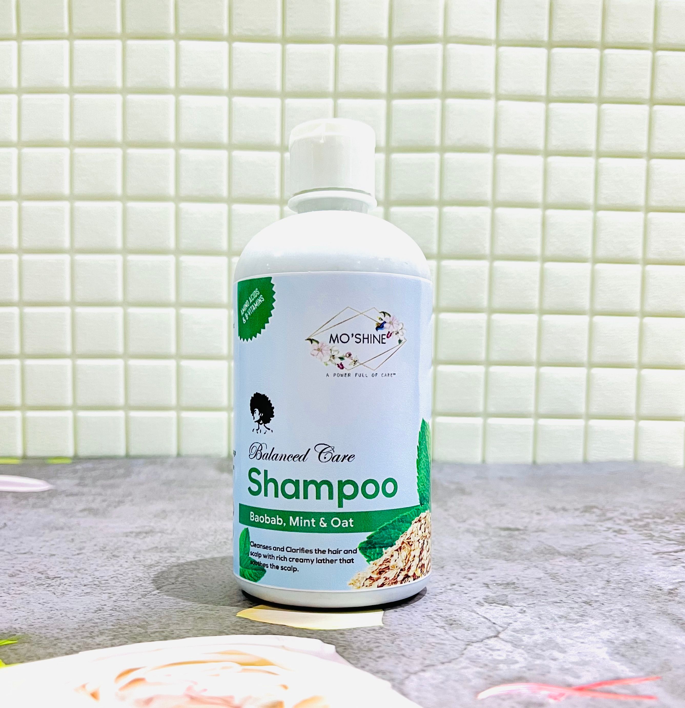 Balanced Care Shampoo- Baobab, Mint and Oat Image