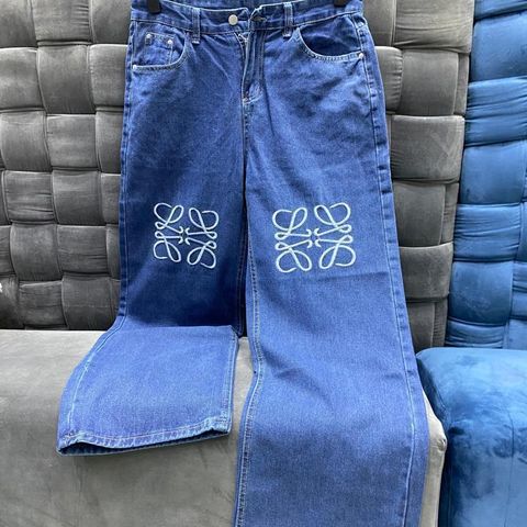 Luxury Blue Baggy Jeans