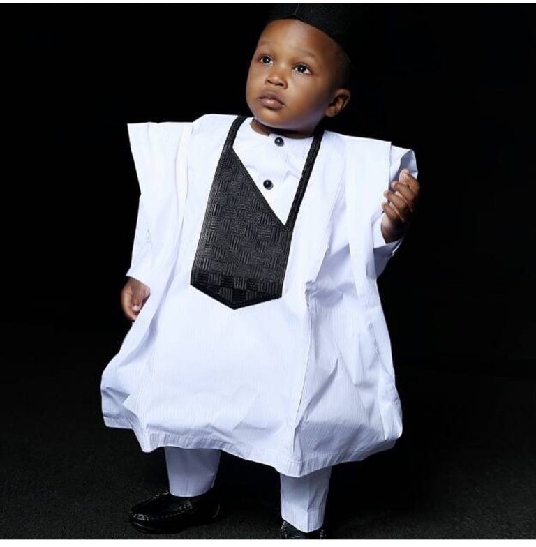 African Agbada dress for kids, African kids Clothing, African, Clothing Image