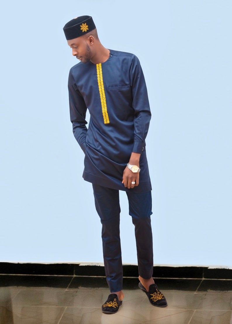 Men's clothing, African men's clothing, Occasional outfits, African dresses Image