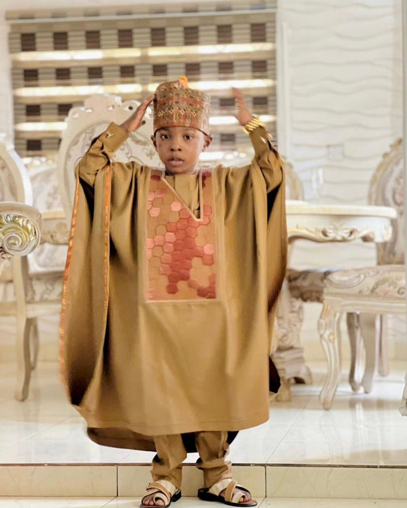 African Agbada dress for kids, African kids Clothing, African, Clothing Image