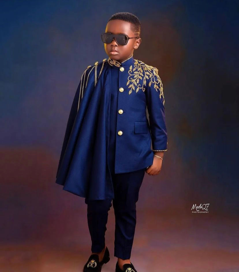 African Agbada dress for kids, African kids Clothing, African, Clothing Image