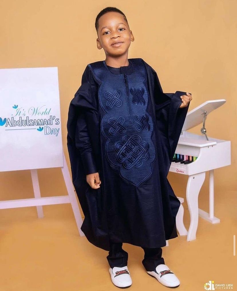 African Agbada dress for kids, African kids Clothing, African, Clothing Image