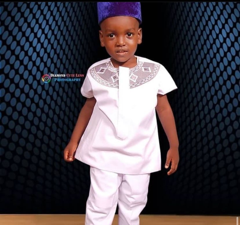 African Agbada dress for kids, African kids Clothing, African, Clothing Image