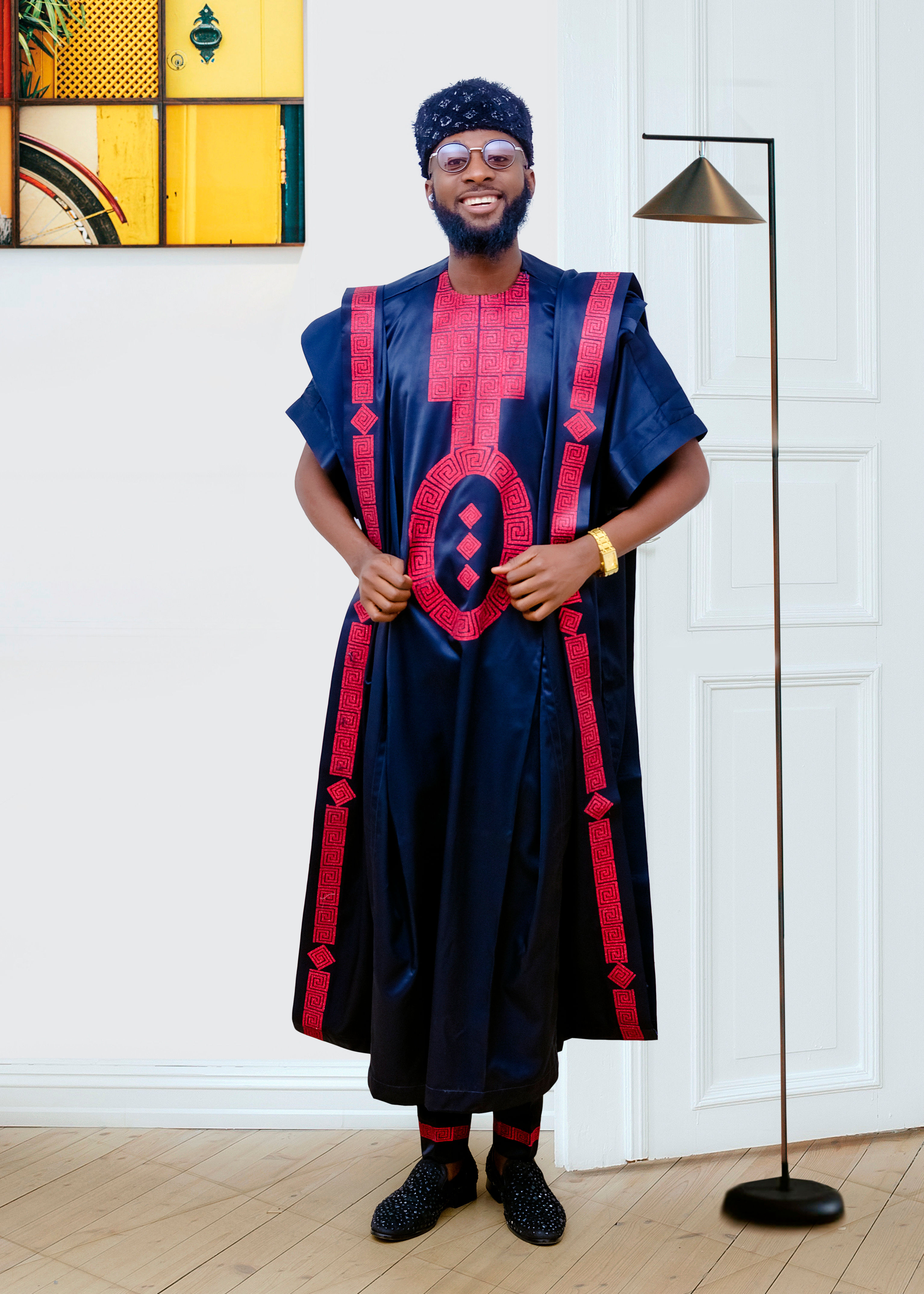 Men's Dashiki clothing, African Dashiki suit, African men's clothing, Occasional outfits, African dresses, fashion design embroidery Image